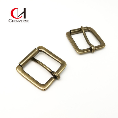 Square Roller Belt Buckle Zinc Alloy Retro Imitation Copper Color Changeable