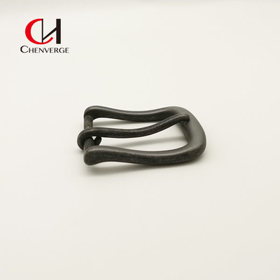 Western Matte Black Belt Buckle Zinc Alloy ODM OEM 5mm Thick 60mm Long