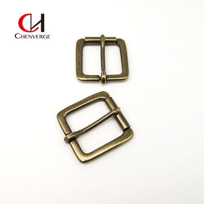 Square Roller Belt Buckle Zinc Alloy Retro Imitation Copper Color Changeable